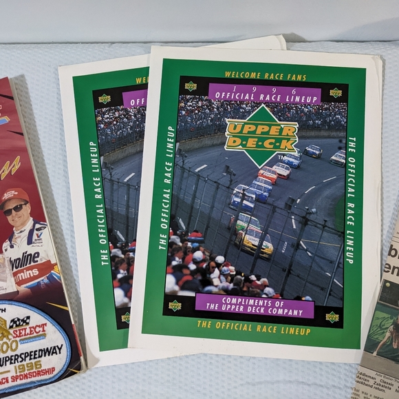 Winston Select Racing Program and EMBROIDERED PATCH 1996 - Picture 3 of 6